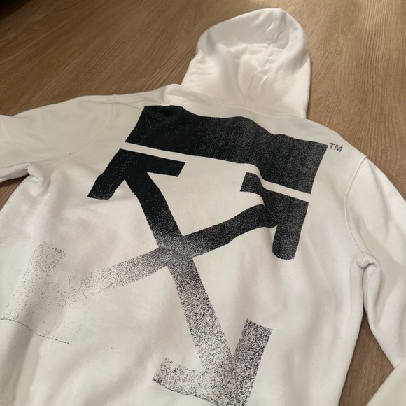 Off-White White Degrade Arrows Hoodie - Picture 8 of 13